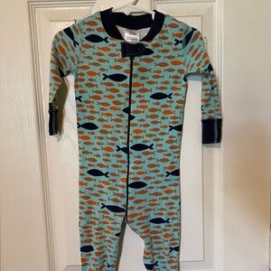Hanna Andersson Fish Print Pajamas